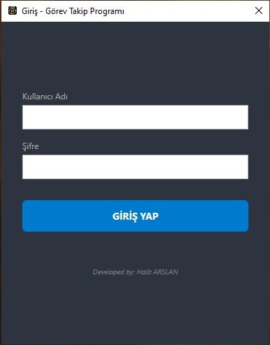 Görev Takip Ana Ekran